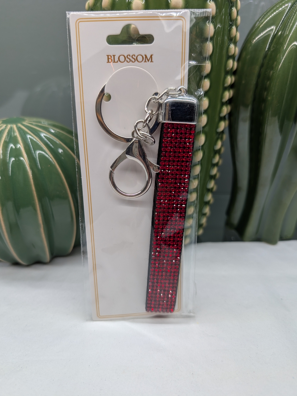 Red Crystal Wristlet-Keychain/Bagcharm